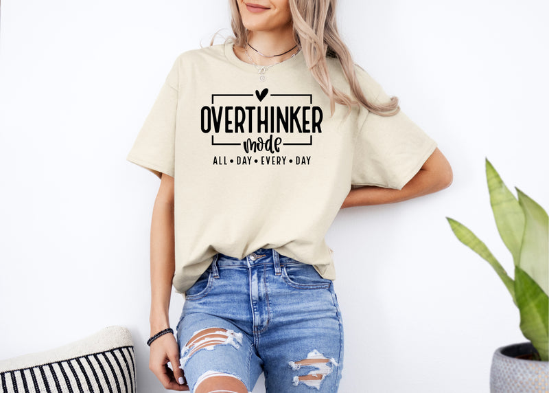 ‘ Overthinker Mode’ Unisex T-Shirt |Dope Soul Village