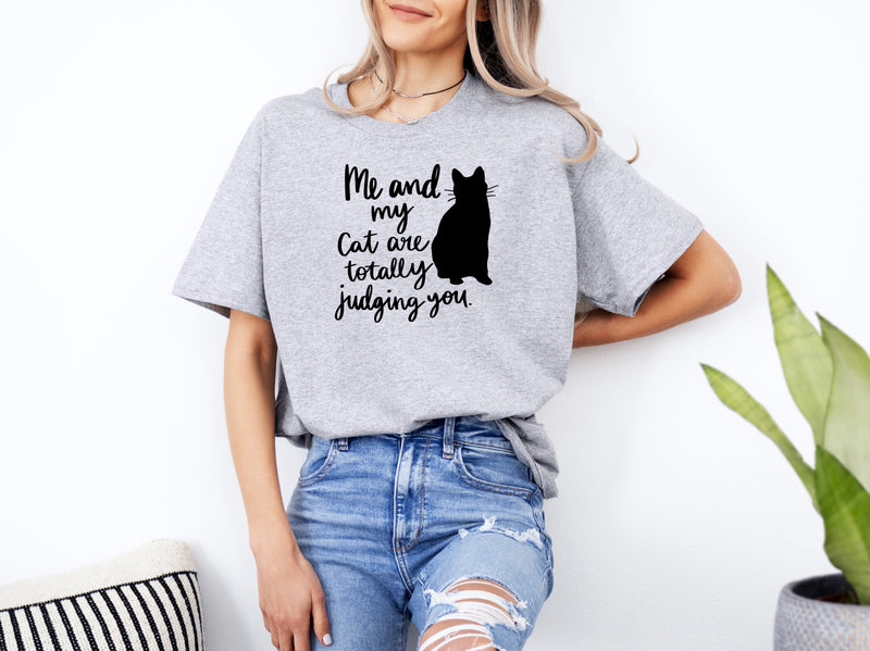 ' My cat and I talk Sh*t bit you' Unisex T-shirt | Dope Soul Village