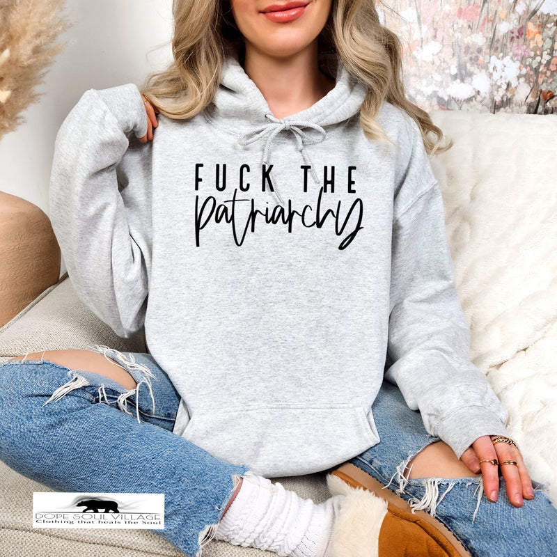 Fk the Patriarchy | Unisex Hoodie | Dope Soul Village feminist uk small business. london women owned 