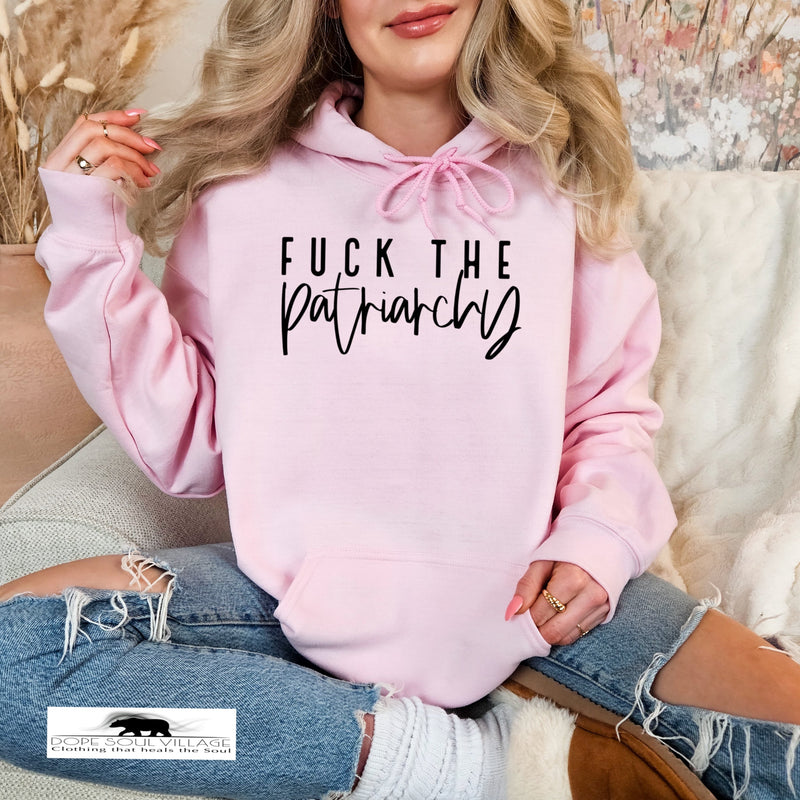 Fk the Patriarchy | Unisex Hoodie | Dope Soul Village feminist uk small business. london women owned 