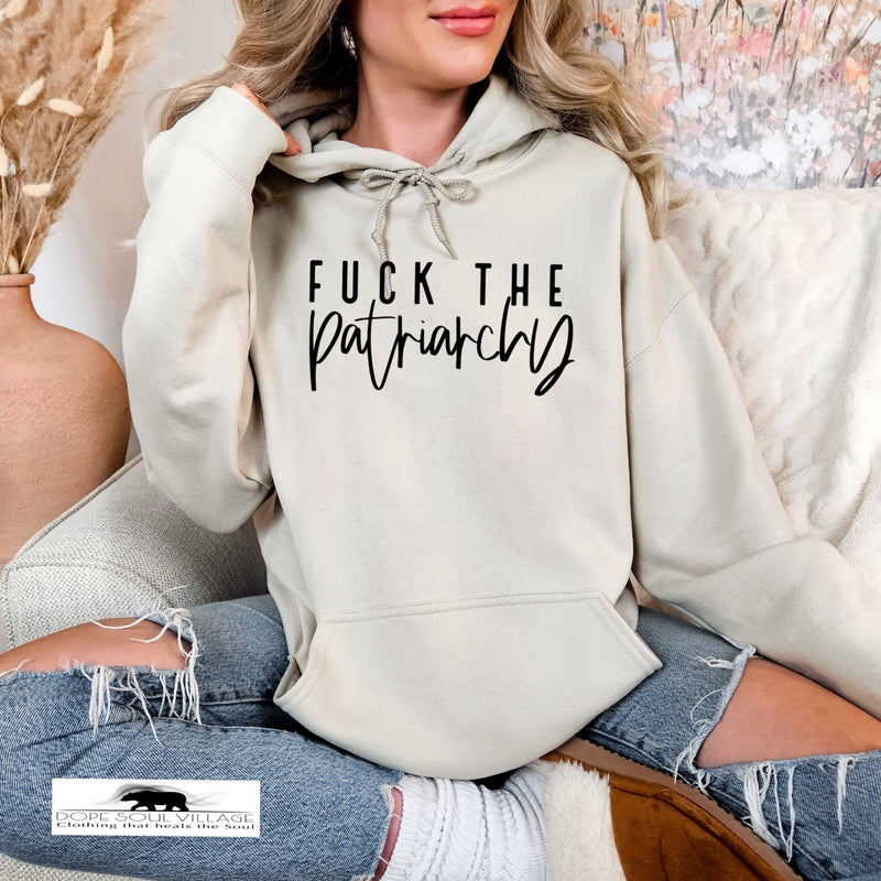 Fk the Patriarchy | Unisex Hoodie | Dope Soul Village feminist uk small business. london women owned 