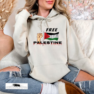 Free Palestine | Human Rights Hoodie | Dope Soul Village