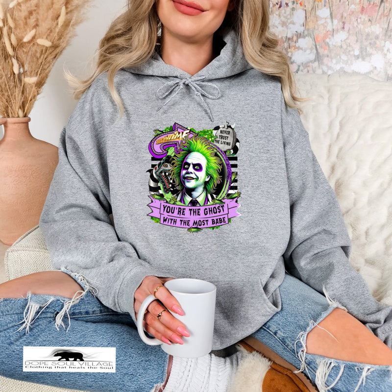 Beatlejuice Inspired |Witchy Hoodie | Dope Soul Village feminist UK based women owned business 