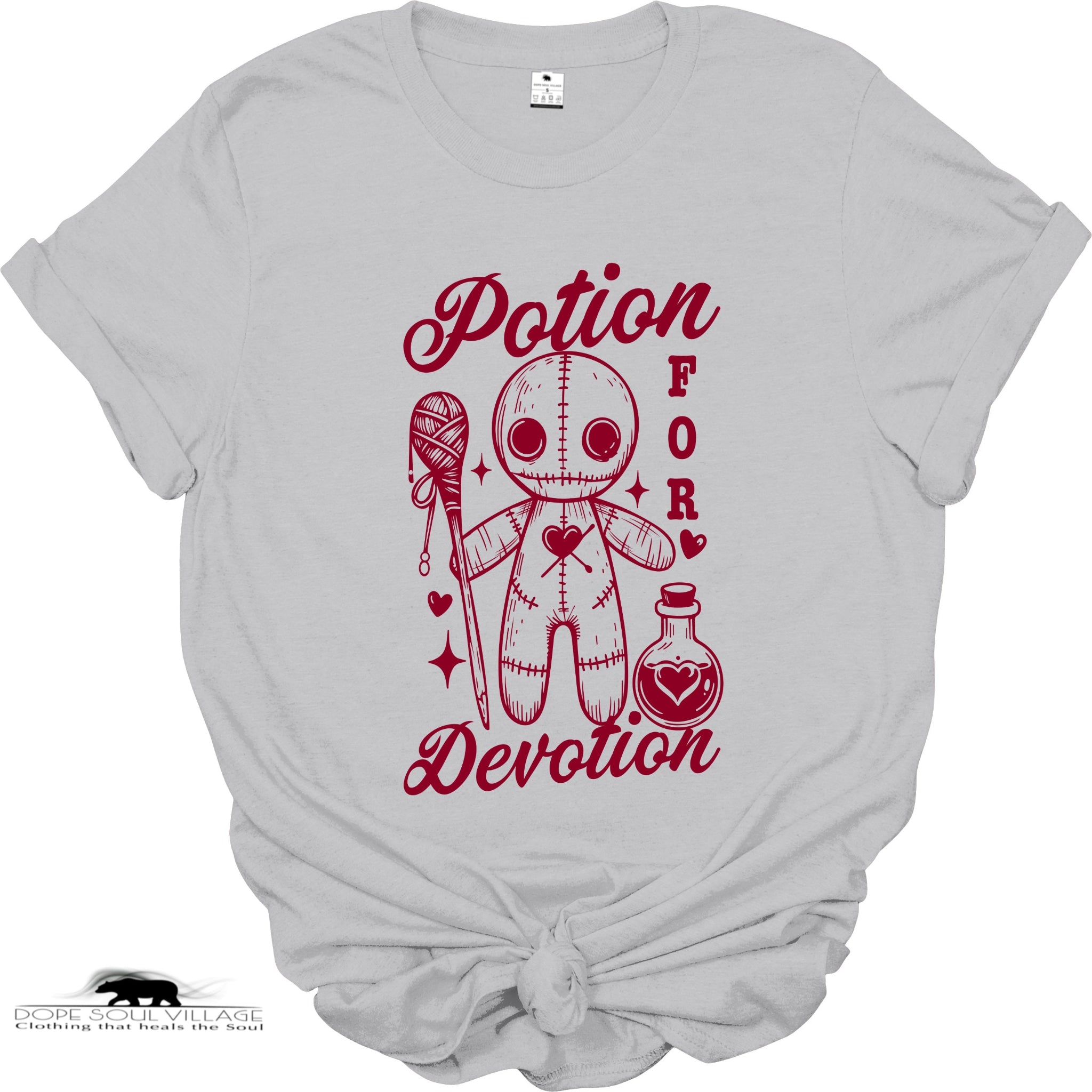 Potion for devotion | Witchy Vodoo Doll T-shirt | Dope Soul Village