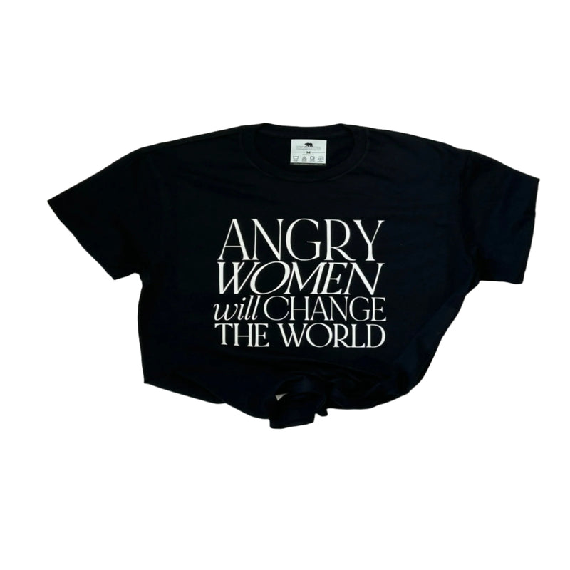 Angry Women will change the world | Feminist Unisex T-shirt | Dope Soul Village.UK small women owned business