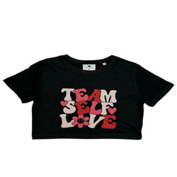 TEAM SELF LOVE | Feminist Unisex Crop Top | Dope Soul Village small uk women owned small business 