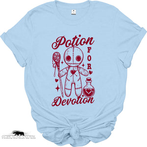 Potion for devotion | Witchy Vodoo Doll T-shirt | Dope Soul Village