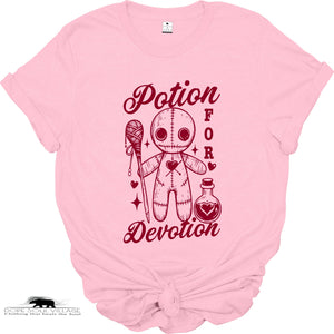 Potion for devotion | Witchy Vodoo Doll T-shirt | Dope Soul Village