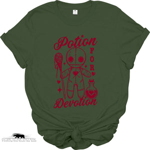 Potion for devotion | Witchy Vodoo Doll T-shirt | Dope Soul Village