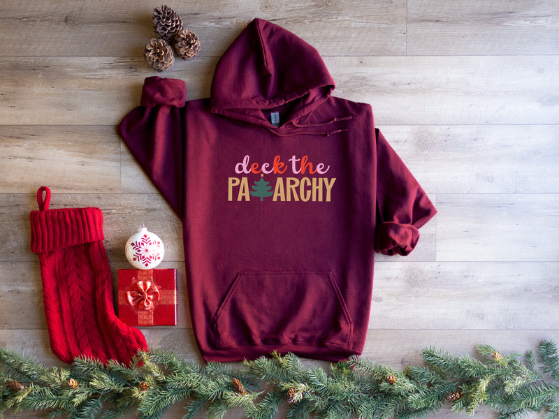 Deck the Patriarchy | Christmas Feminist Unisex Hoodie| Dope Soul Village