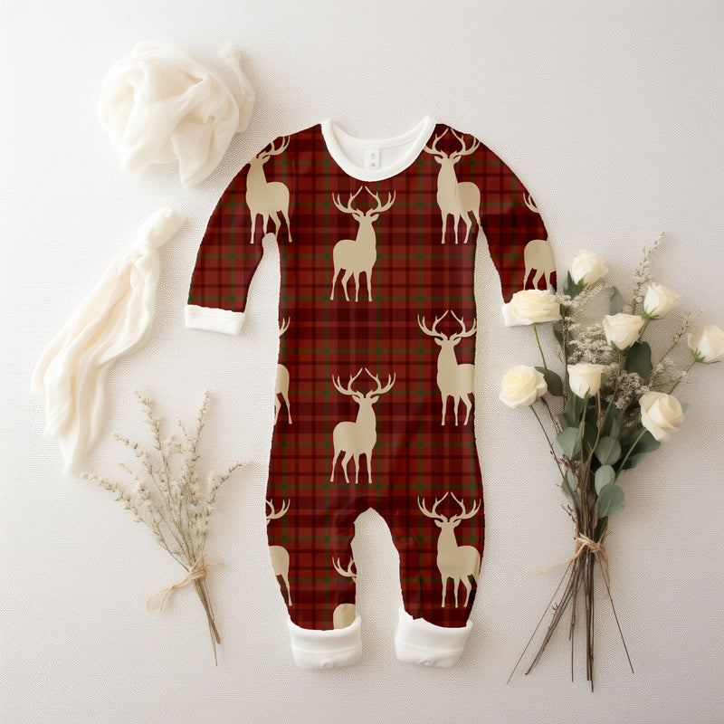 Christmas Reindeer - Sensory Smart © All-in-one Nightwear | Dope Soul Village