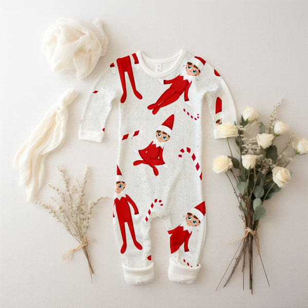 A little Red Elf- Sensory Smart © All-in-one Nightwear | Dope Soul Village