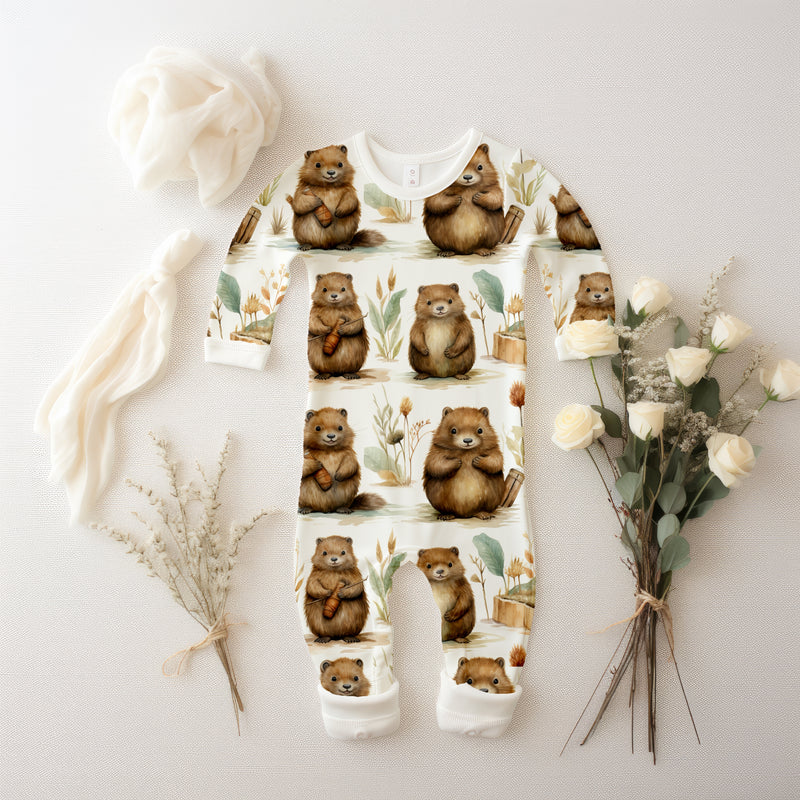 Woodland Musical Beaver - Sensory Smart Nightwear | Dope Soul Village