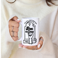 ' Roe fist from grave - we will keep fighting' | 11 oz feminist Coffee Mug | Dope Soul Village