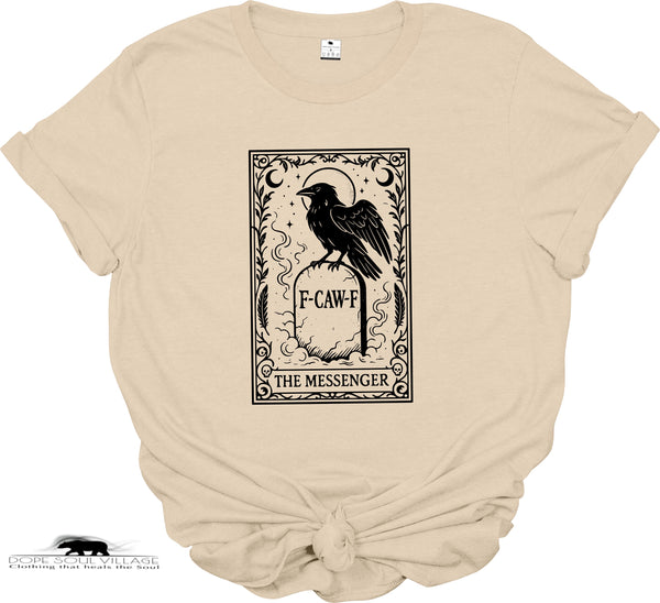 The Crow Is a Messenger | Crow Collection T-Shirt 🖤✨ | DSV