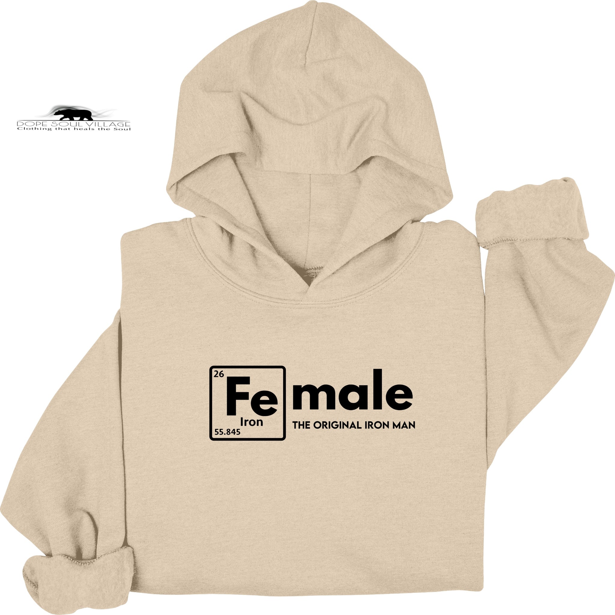 Female original Iron Man | Feminist Unisex Hoodie | Dope Soul Village
