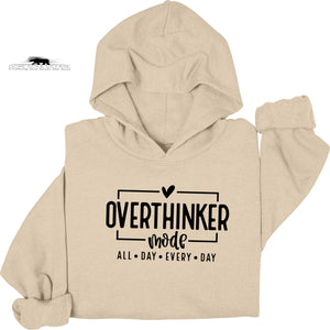 ‘ Overthinker Mode’ | Unisex Hoodie | Dope Soul Village | Small Uk based feminist business 