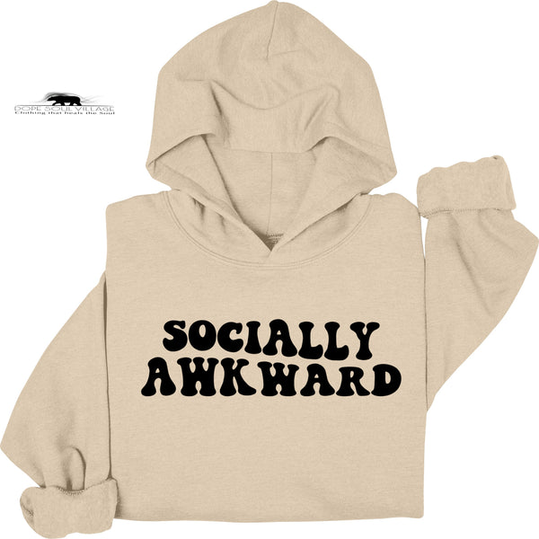 Socially awkward | Mental Health Hoodie | Dope Soul Village