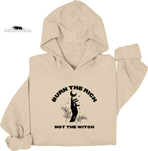 ' Burn the rich not the witch' | Witchy Hoodie | Dope Soul Village