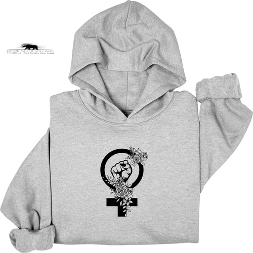 'Feminist Punch' | Feminist Hoodie | Dope Soul Village