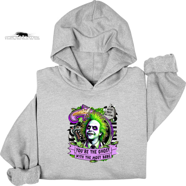 Beatlejuice Inspired |Witchy Hoodie | Dope Soul Village feminist UK based women owned business 