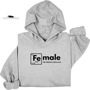 Female original Iron Man | Feminist Unisex Hoodie | Dope Soul Village