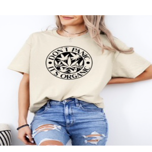 'Don’t panic it’s organic' Unisex T-Shirt |Dope Soul Village