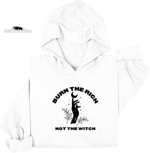 ' Burn the rich not the witch' | Witchy Hoodie | Dope Soul Village