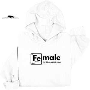 Female original Iron Man | Feminist Unisex Hoodie | Dope Soul Village