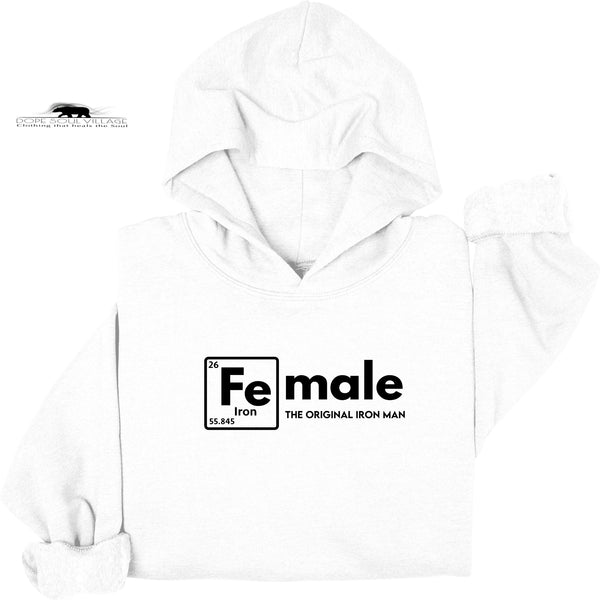 Female original Iron Man | Feminist Unisex Hoodie | Dope Soul Village