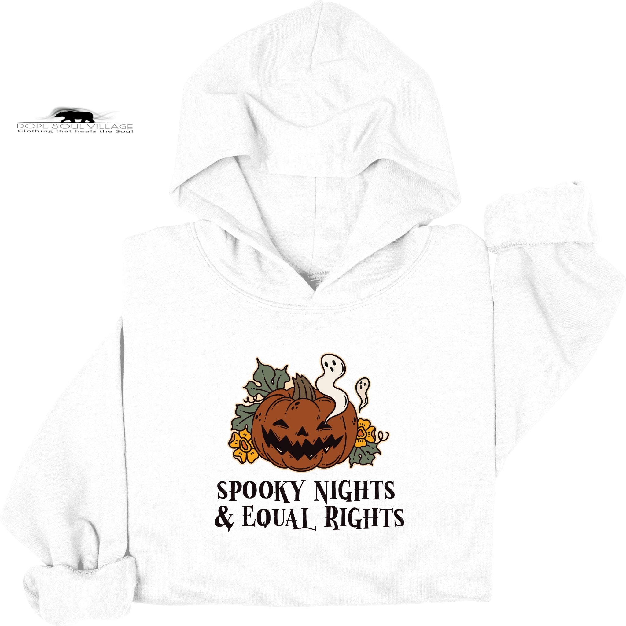 Spooky Nights & Equal Rights | Witchy Feminist Hoodie | Dope Soul Village