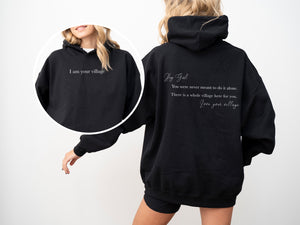 Hey Girl - I am your village | Girls Girl Hoodie | Dope Soul Village