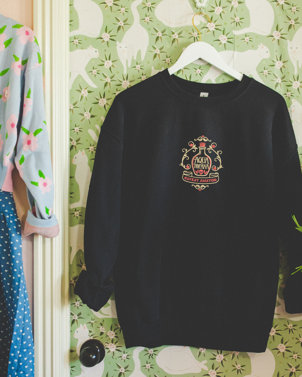 Aqua Tofana Caveat Amator | The Embroidery Coven