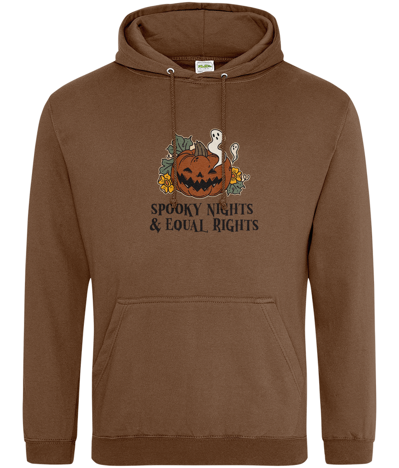 Spooky Nights & Equal Rights | Unisex Halloween Hoodie | Dope Soul Village