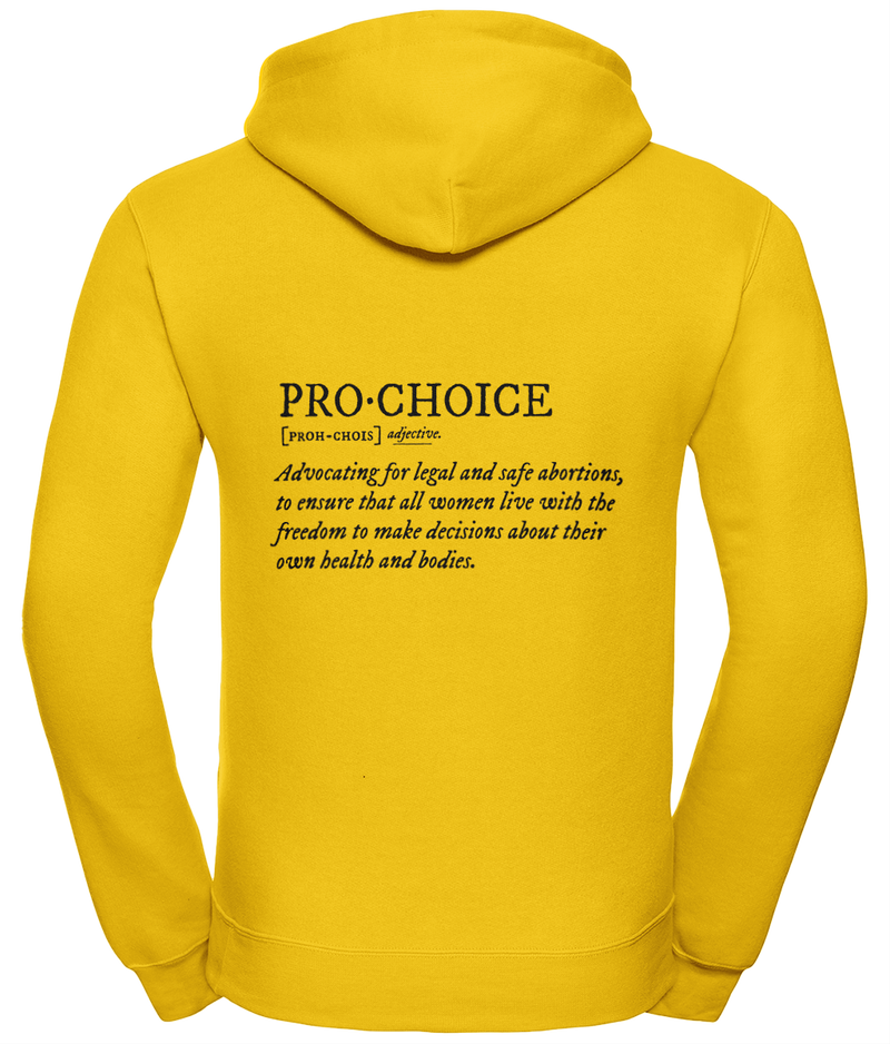 ‘Pro Choice Definition’ Unisex Hoodie with Zip |Dope Soul Village