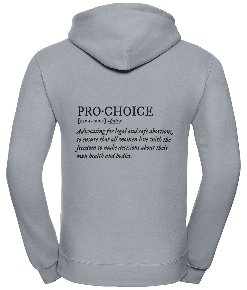 ‘Pro Choice Definition’ Unisex Hoodie with Zip |Dope Soul Village