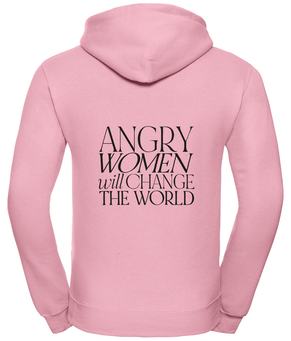 ‘Angry Women will change the World' Unisex Hoodie with Zip |Dope Soul Village