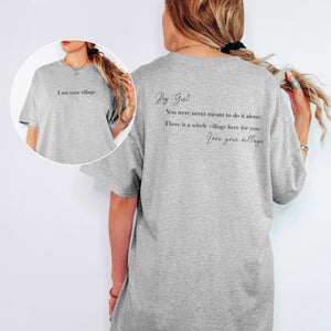 HEY GIRL, I AM YOUR VILLAGE | GIRLS GIRL T-SHIRT | DOPE SOUL VILLAGE