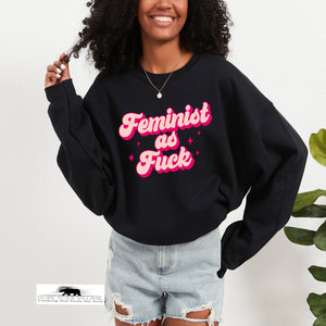 Feminist as Fk | Feminist Sweater | Dope Soul Village