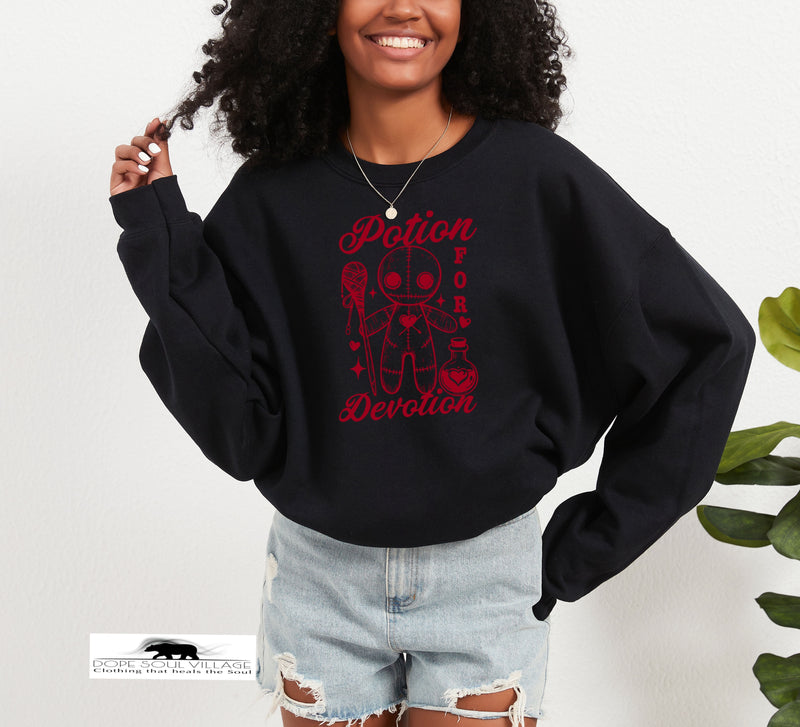 Potion for Devotion | Humour Sweatshirt | Dope Soul Village witchy UK small business