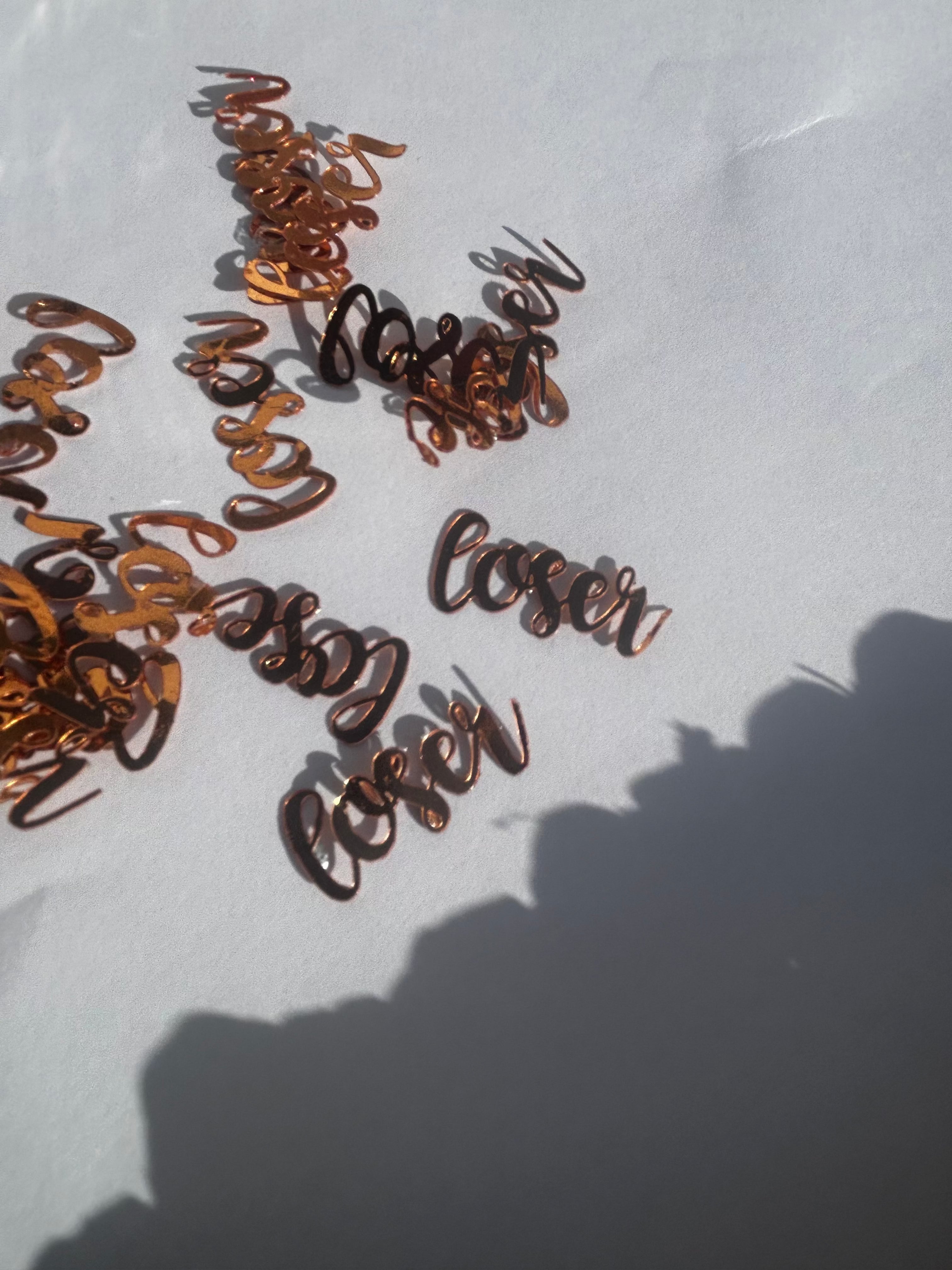 Foil confetti