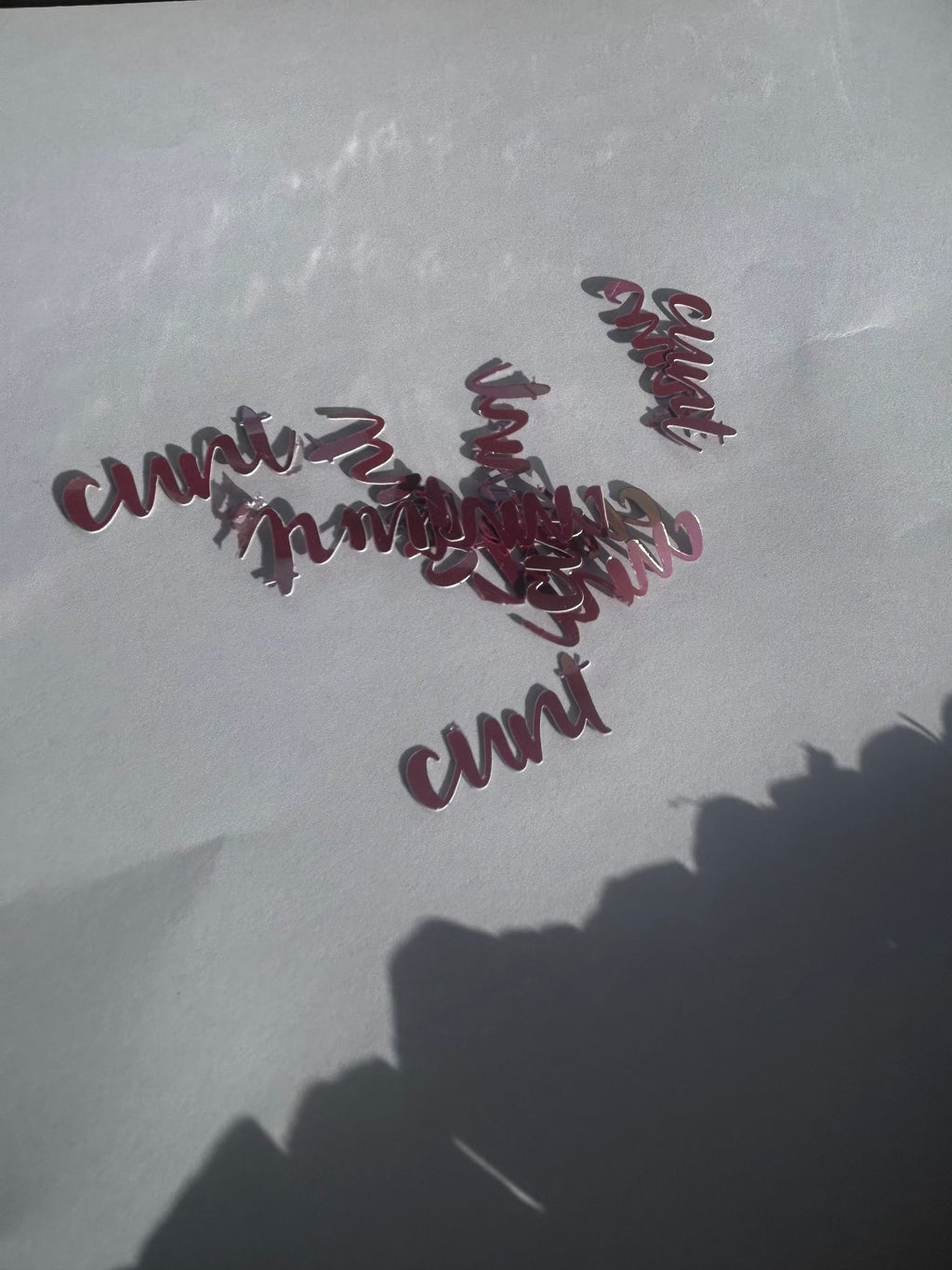 Foil confetti