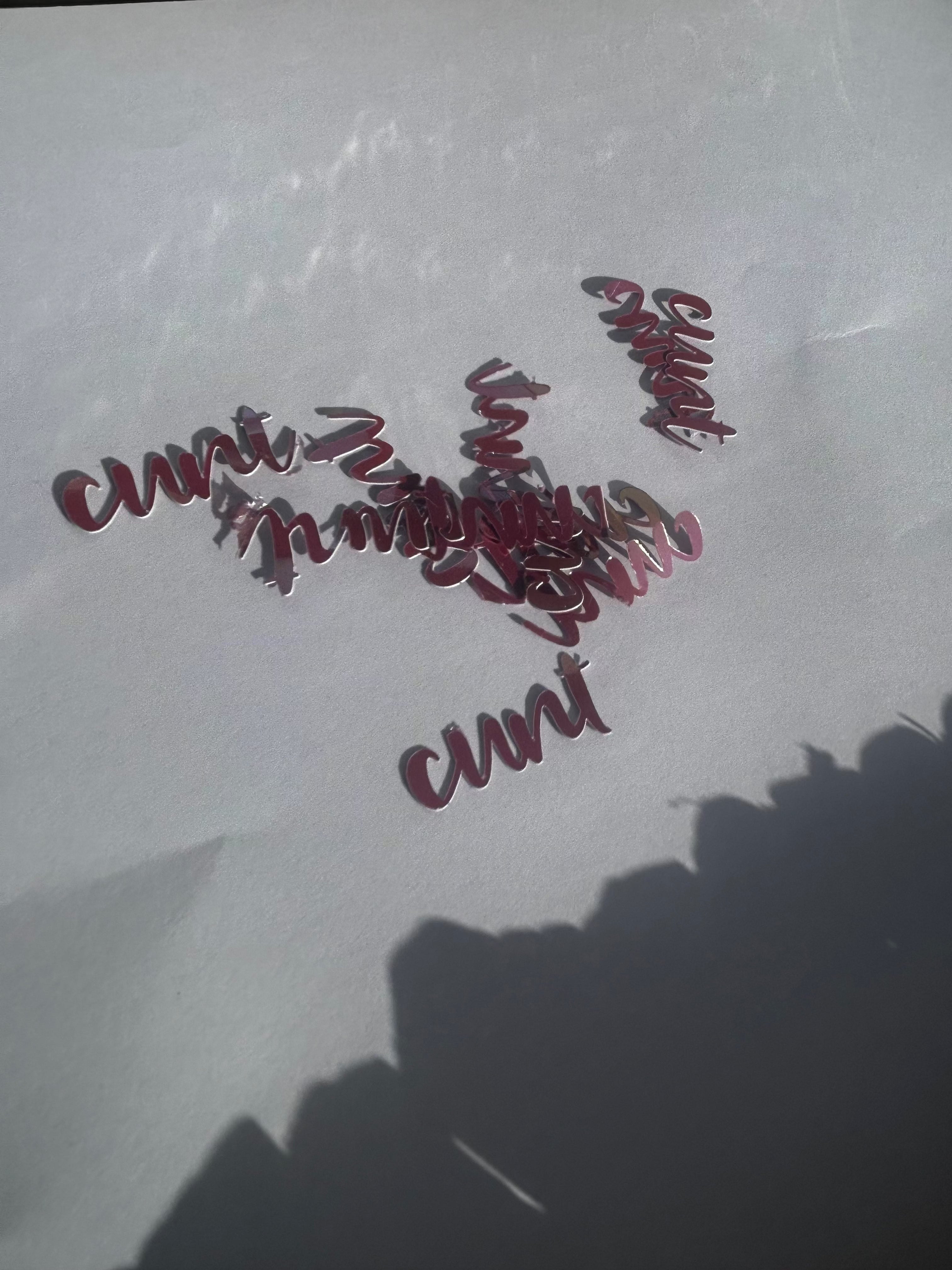 Foil confetti