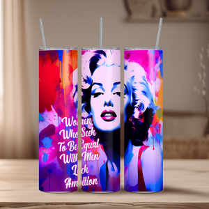 ' Marylin Monroe' Various 20oz Tumbler | Dope Soul Village | feminist small uk based business